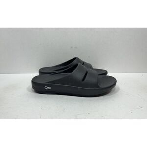 OOFOS Ooahh Black Recovery Slide Women's Size 7 Sandals Flip Flops